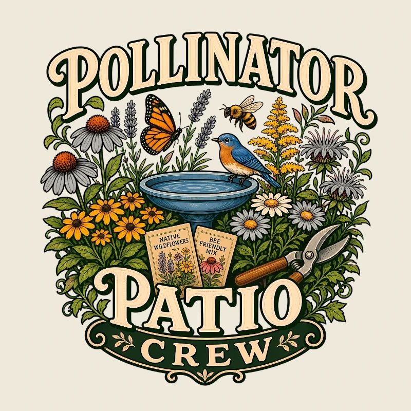 Pollinator Patio Crew Wildblumen Garten