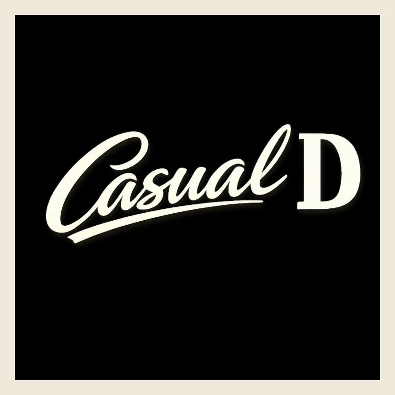 Écriture D Vintage Casual