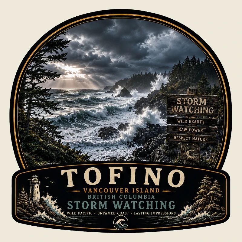 Vacances d’observation de la tempête Tofino sur l’île de Vancouver