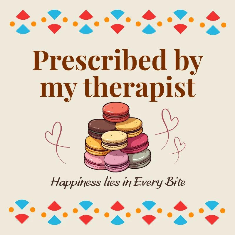 Therapist Approved Macaron Quote