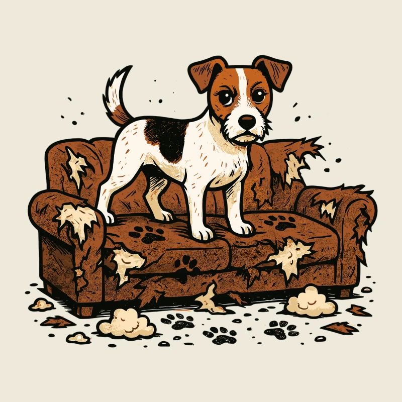 Jack Russell Terrier Bande dessinée Chaos Design