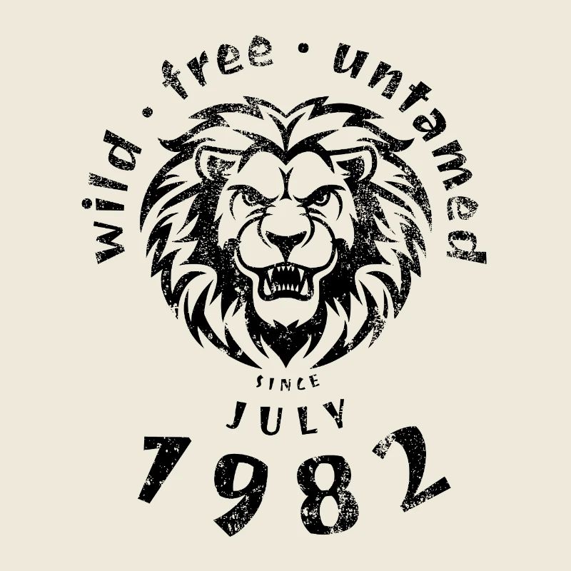 44. Geburtstag Wild, free & untamed since 07/1982