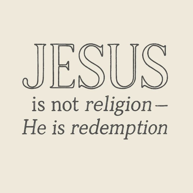 Jésus est le salut, pas la religion