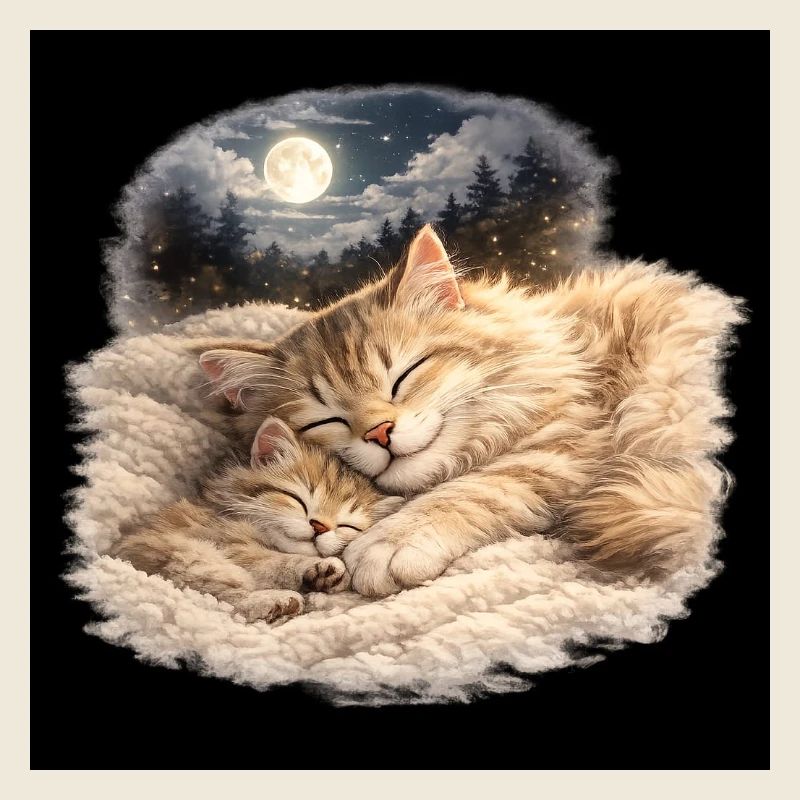 Maman chatte dort avec son enfant