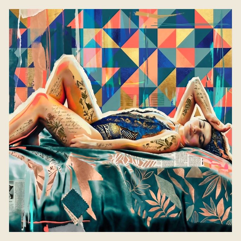 Tatouages en géométrie mosaïque