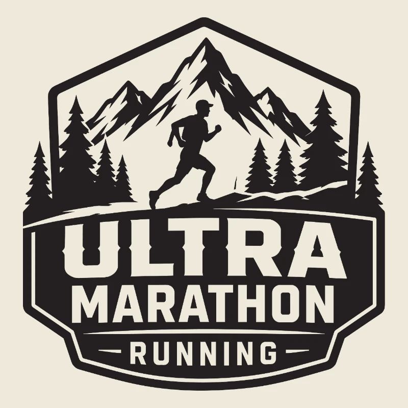 Ultra Marathon Running Mountain Badge
