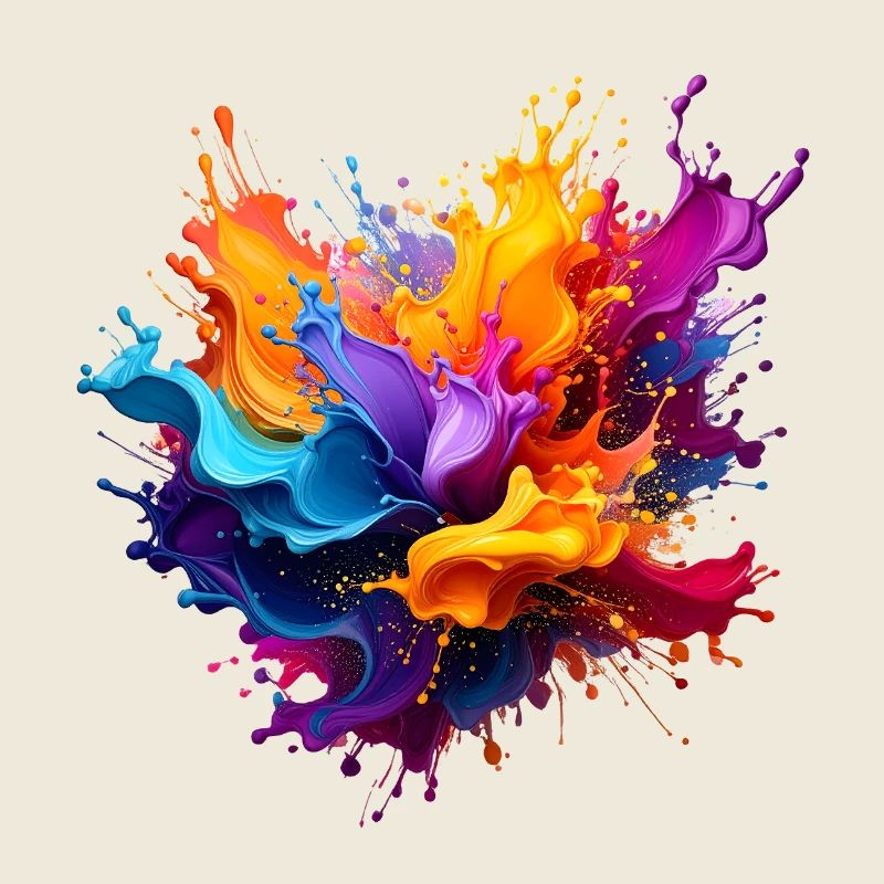 Explosion de peinture