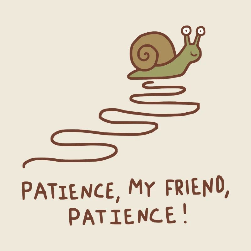 Geduld-Schnecke