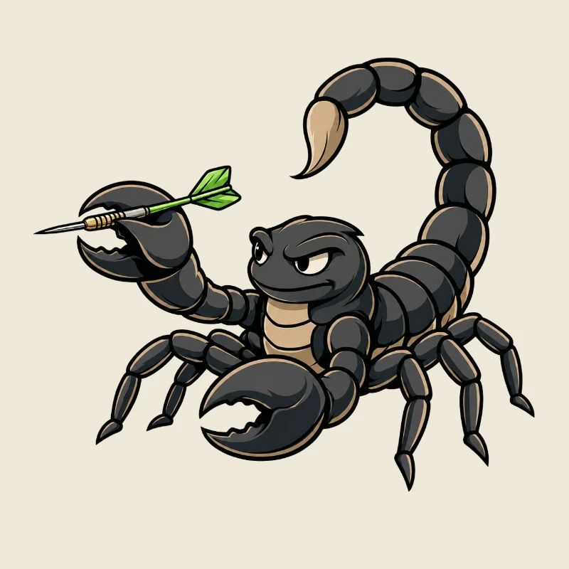 Scorpio with darts