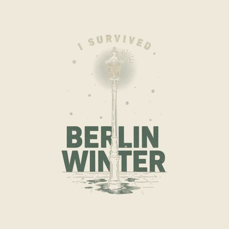 Berlin Winter Survived Lamp