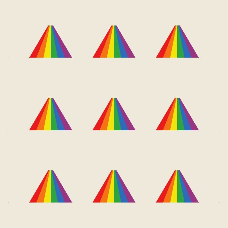Rainbow Pyramid Pattern