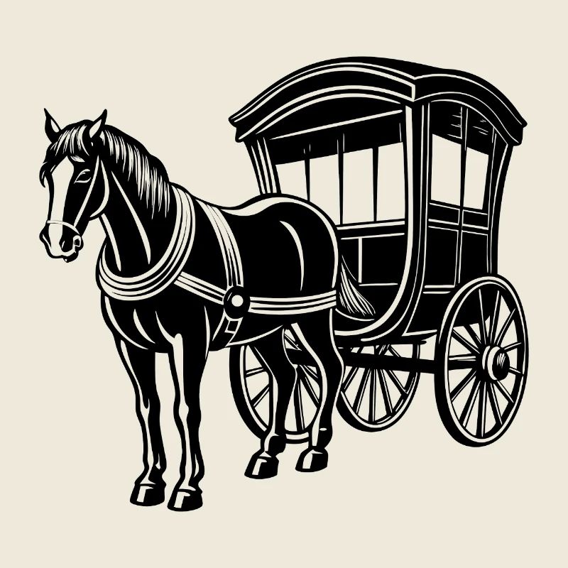 Carrosse hippomobile