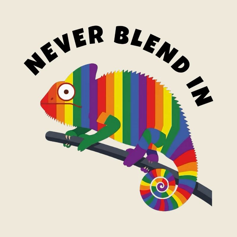 Regenbogen-Chamäleon-Pride-Monat