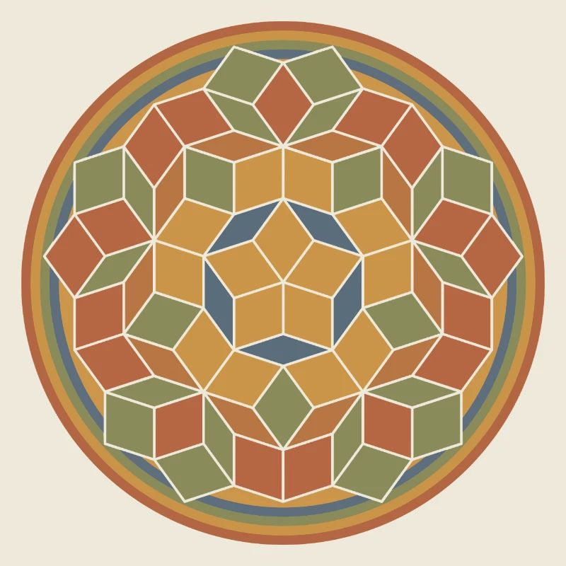 Penrose tiling Penrose tiling math retro