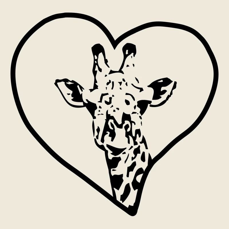 Girafe & Coeur