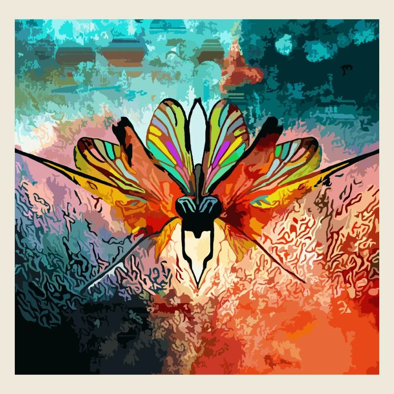 Rêve de papillon coloré