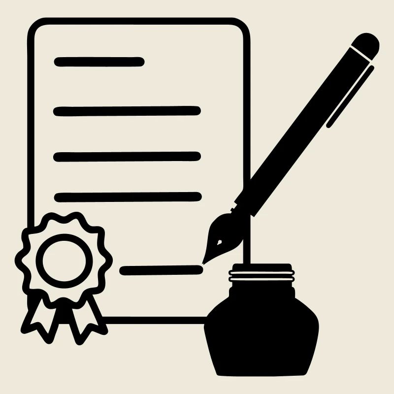 Vertrag mit Lacksiegel