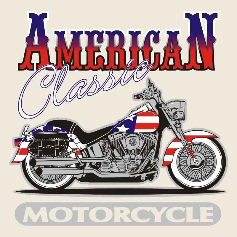 Classic American Motorcycle
