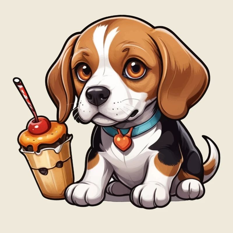 Gâteau Beagle Joy