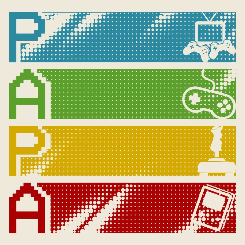 Retro Gamers Pixel Multicolor