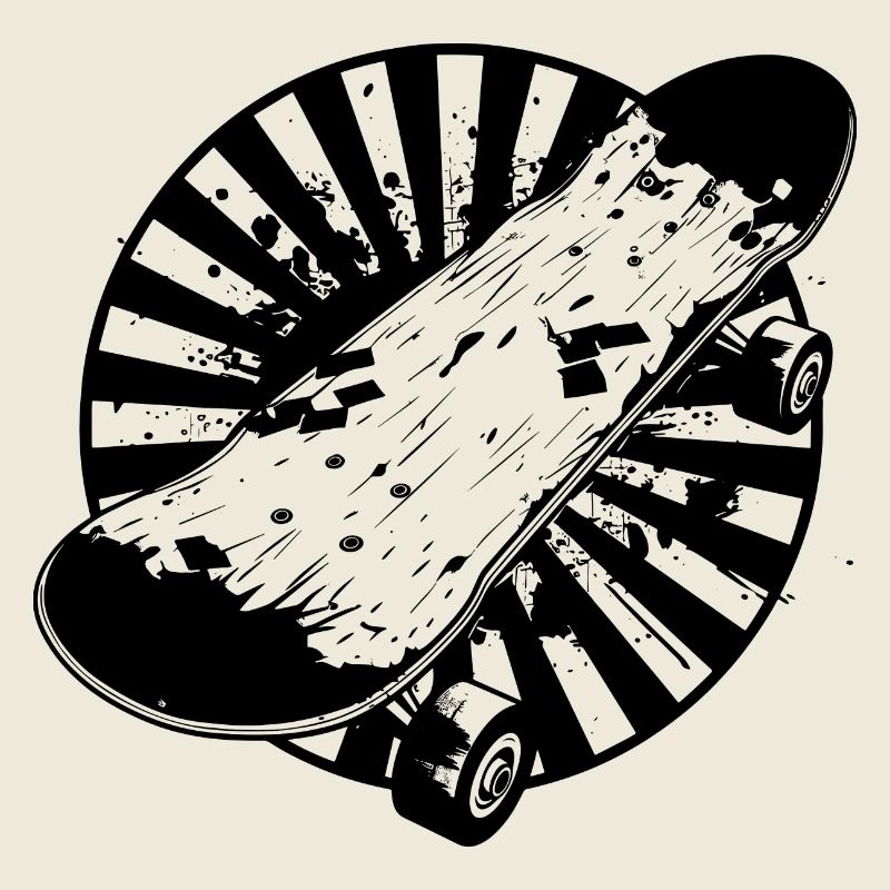 Dessin de skateboard