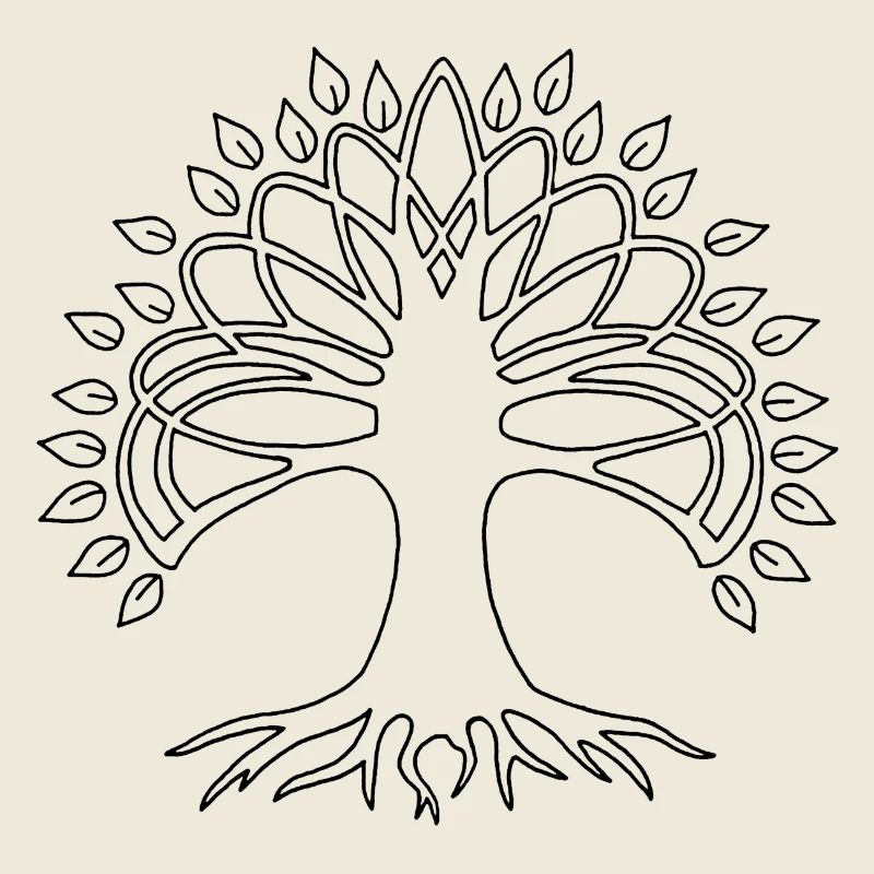 Schwarzer Baum des Lebens