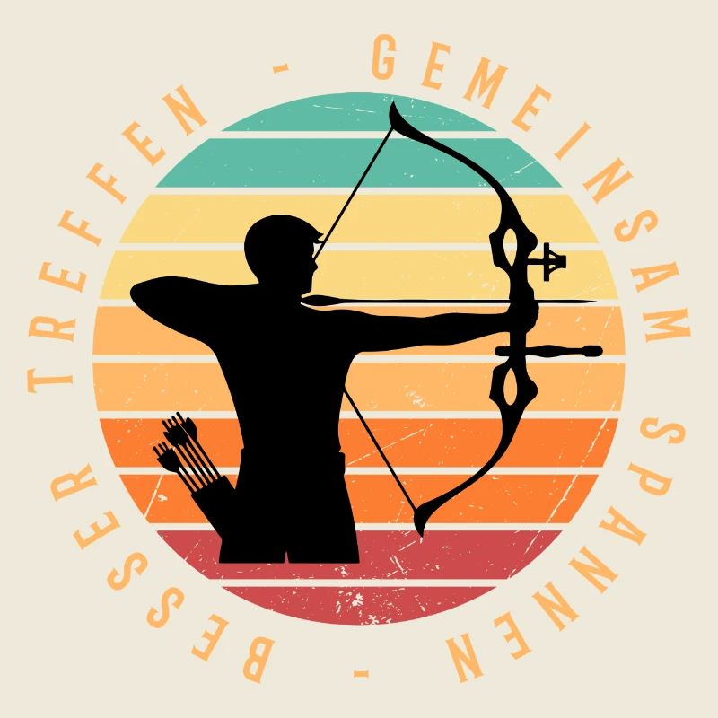 Archer in the sunset