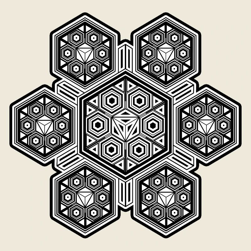 Sacred Geometry Mandala Pattern Yoga Meditation