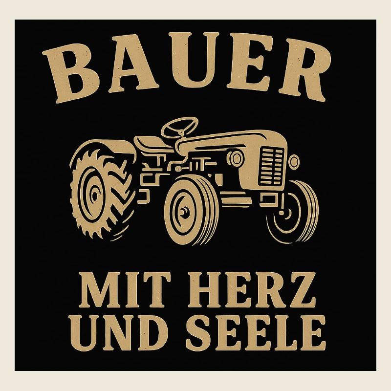Bauerherz Traktor Motiv