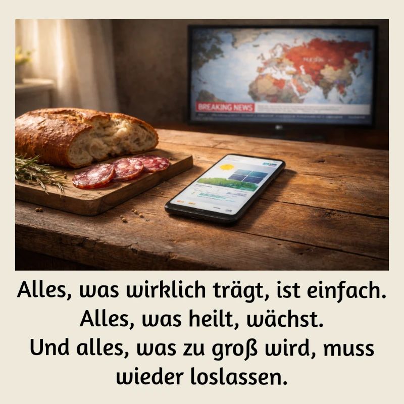 Everything that really carries is simple.