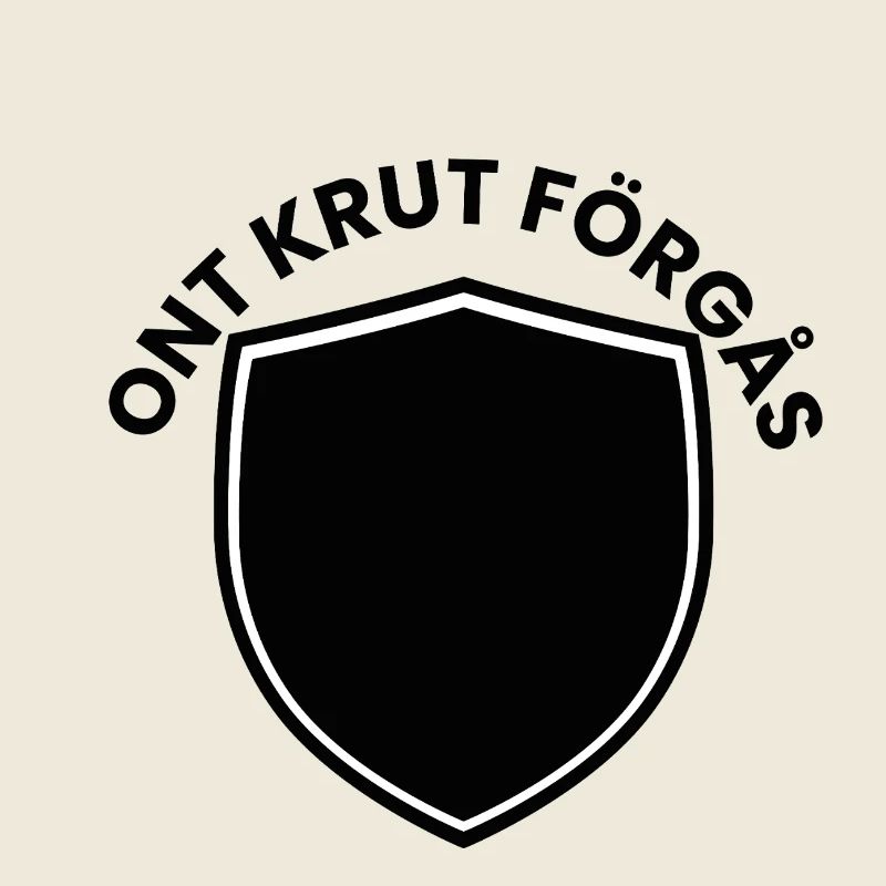 Minimal shield emblem