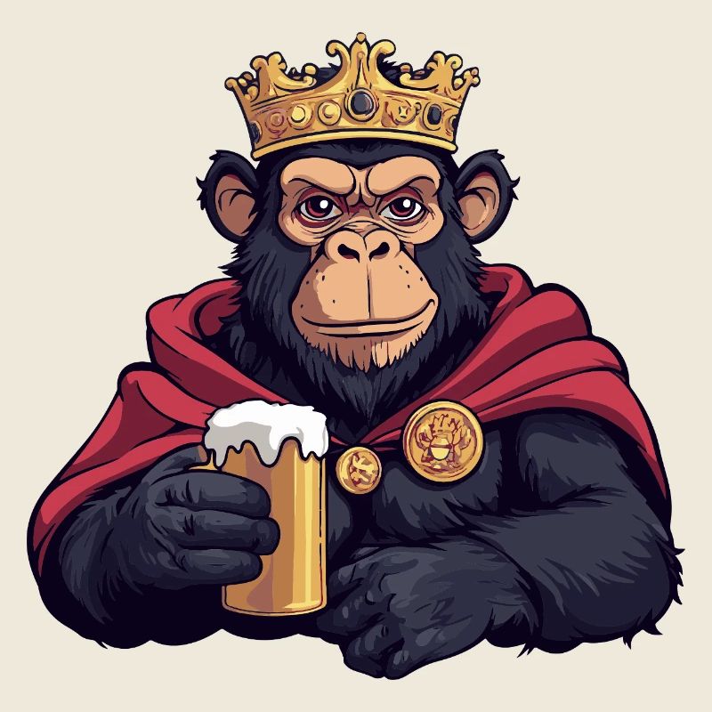 Affe Bier König