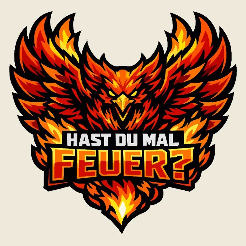 Hast du Mal Feuer Phönix - Makaberer Spruch