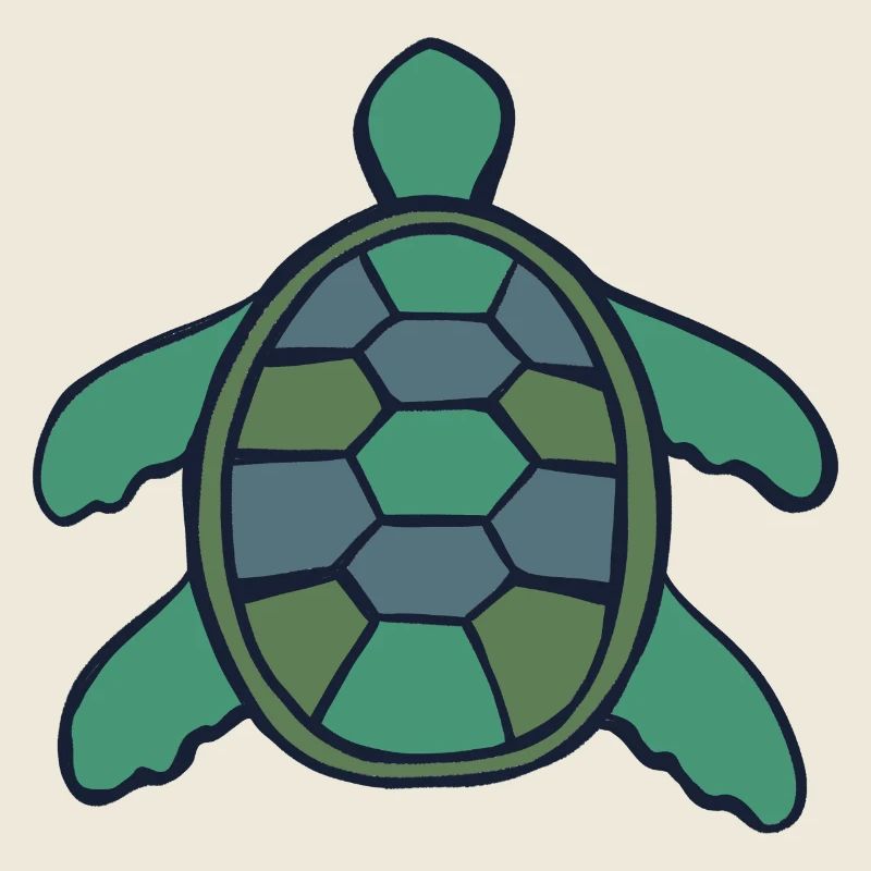 Geometric Shell Turtle