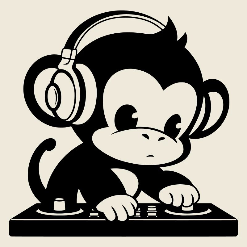 DJ singe avec des écouteurs