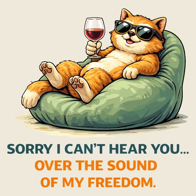 Mème Vin de Chat Détendu
