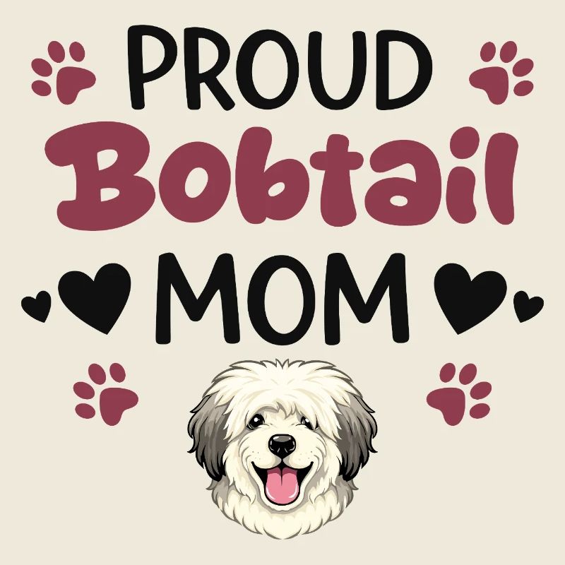 Fière mère à queue courte, vieil anglais