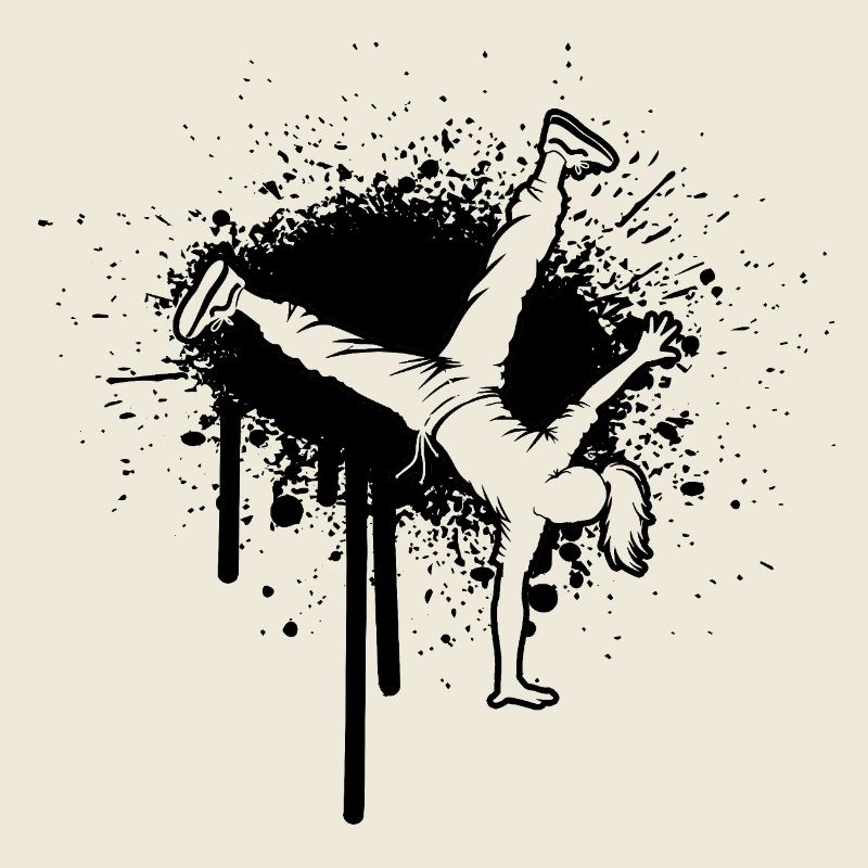 Geschenkidee für eine Breakdancerin mit Breakdance