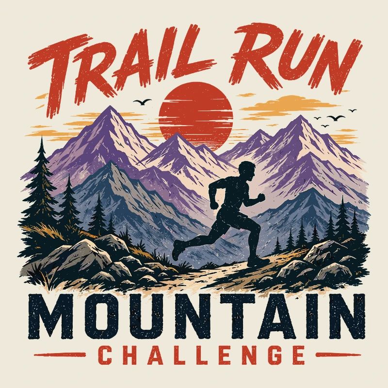 Course sur sentier - Défi de montagne