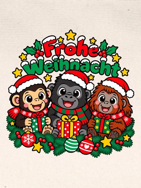 Weihnachts Affen