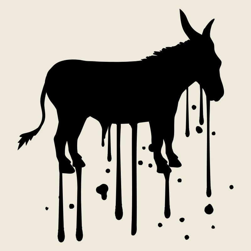 stamp drop color blob graffiti spray donkey p