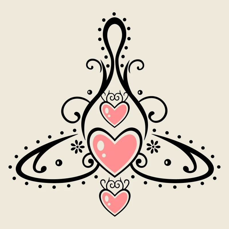 Keltisches Symbol, Mutter mit drei Kindern.