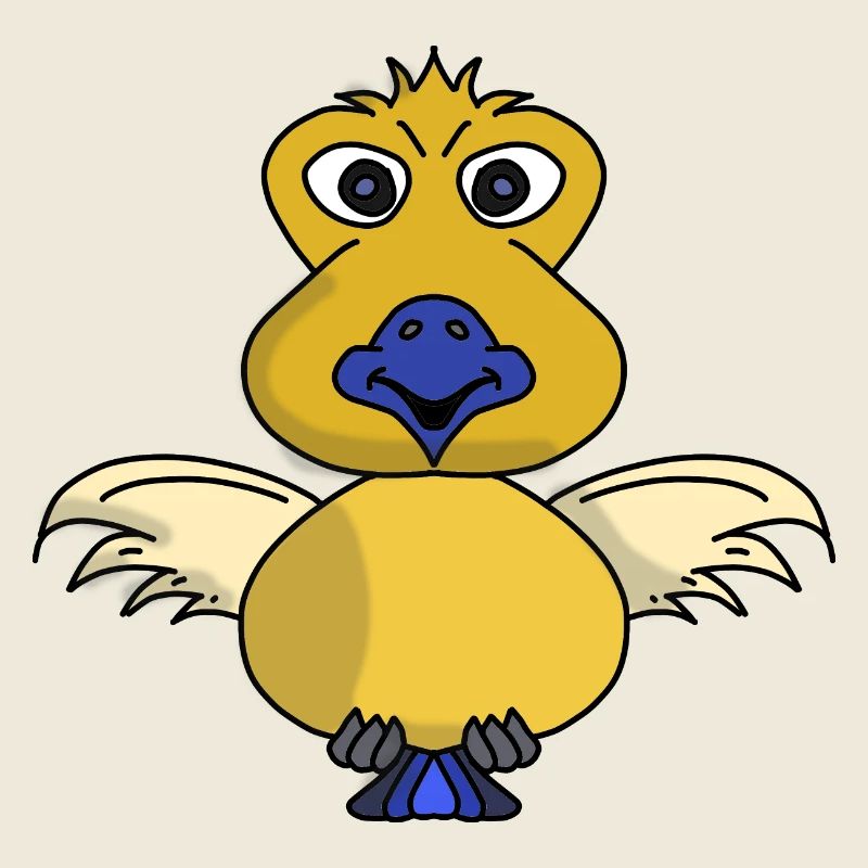 Pipomat der Spatz aus dem Comicbuch