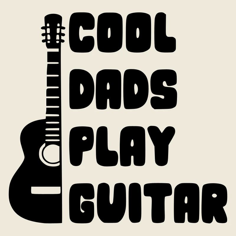 Cool dads play guitar. Vadardag #