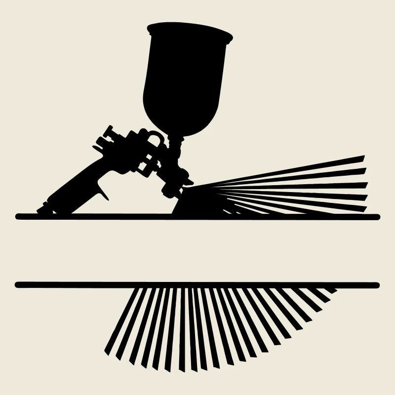 Spray mit Textbanner