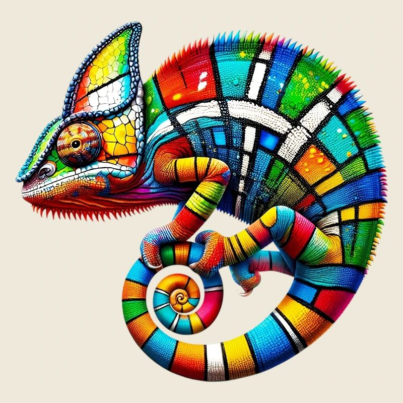 Caméléon Mondrian