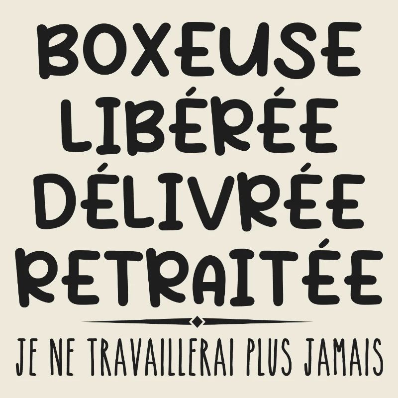 Boxer celebrates retirement with humor gift