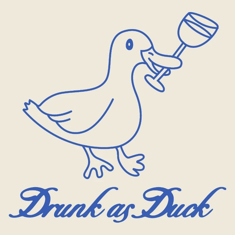Drunk as Duck - Jeu de mots à boire amusant