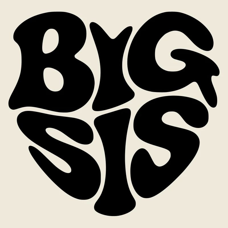 Big Sis - Herz Form - Herzform - Große Schwester
