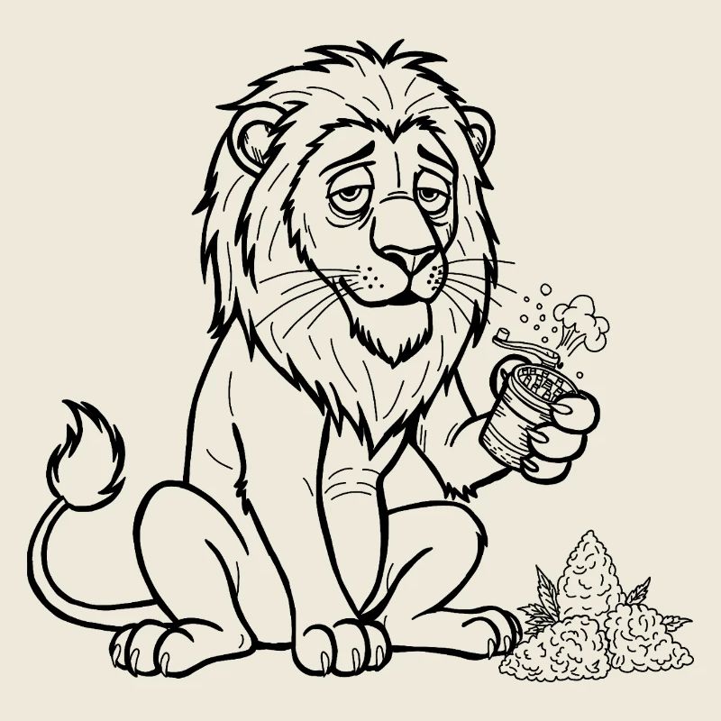 He hasn't been a good kitten for a long time